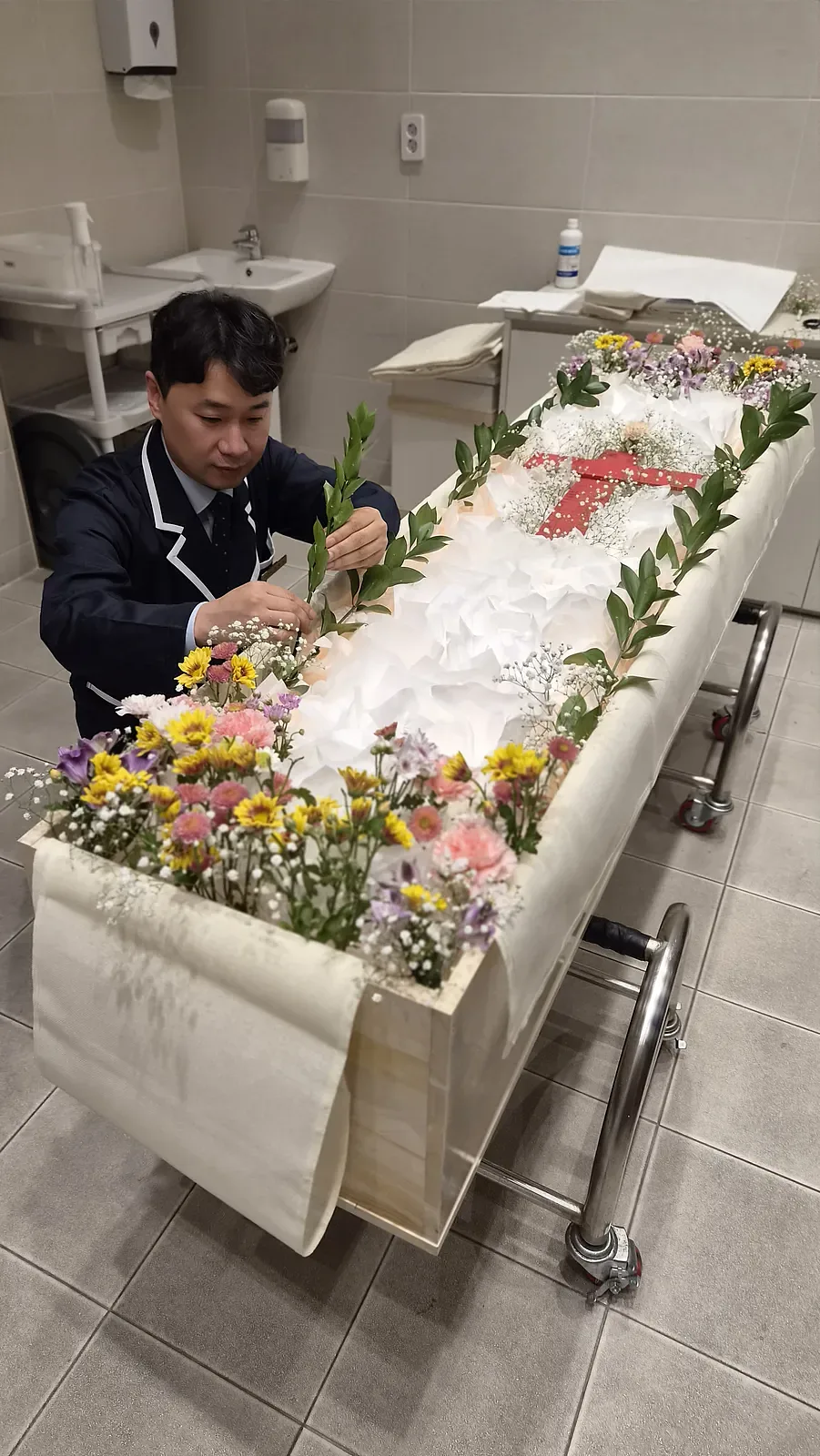 입관 준비